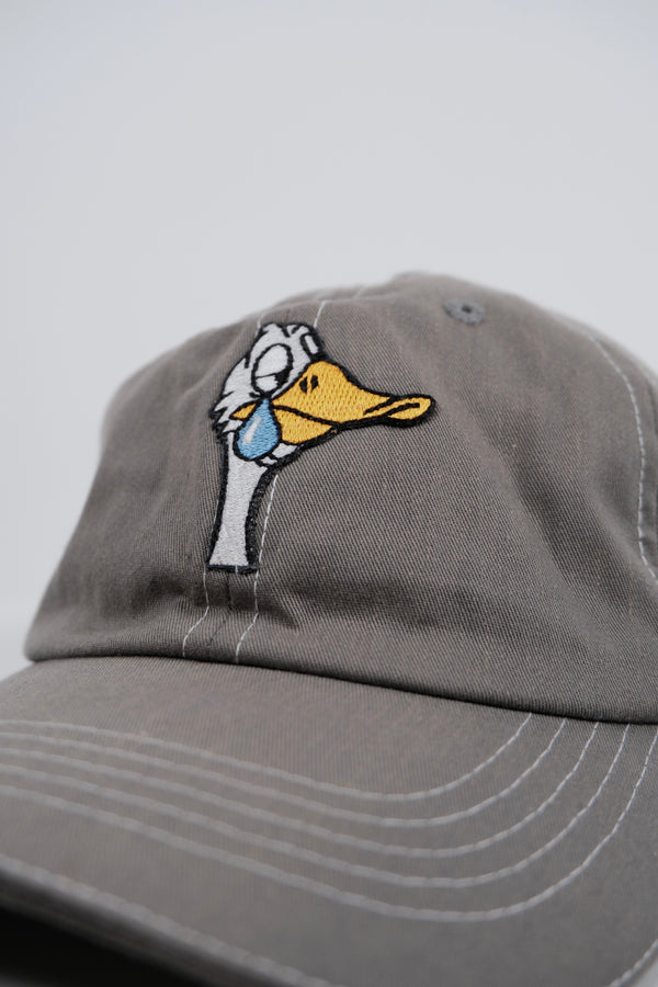 Casquette Goosius grise, logo canard brodé – vue 2