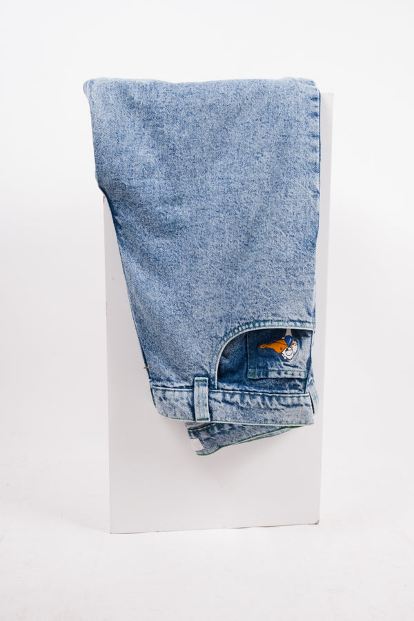 Jean baggy bleu clair Goosius, coupe ample streetwear – vue 1