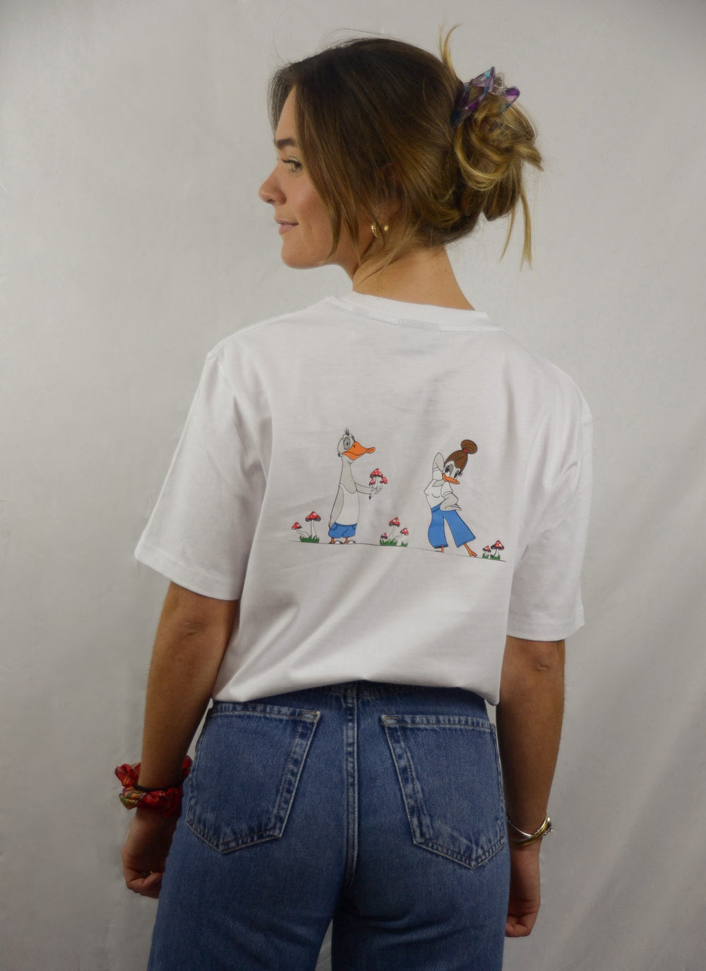 Mush Tee Goosius, t-shirt unisexe coton bio – vue 4