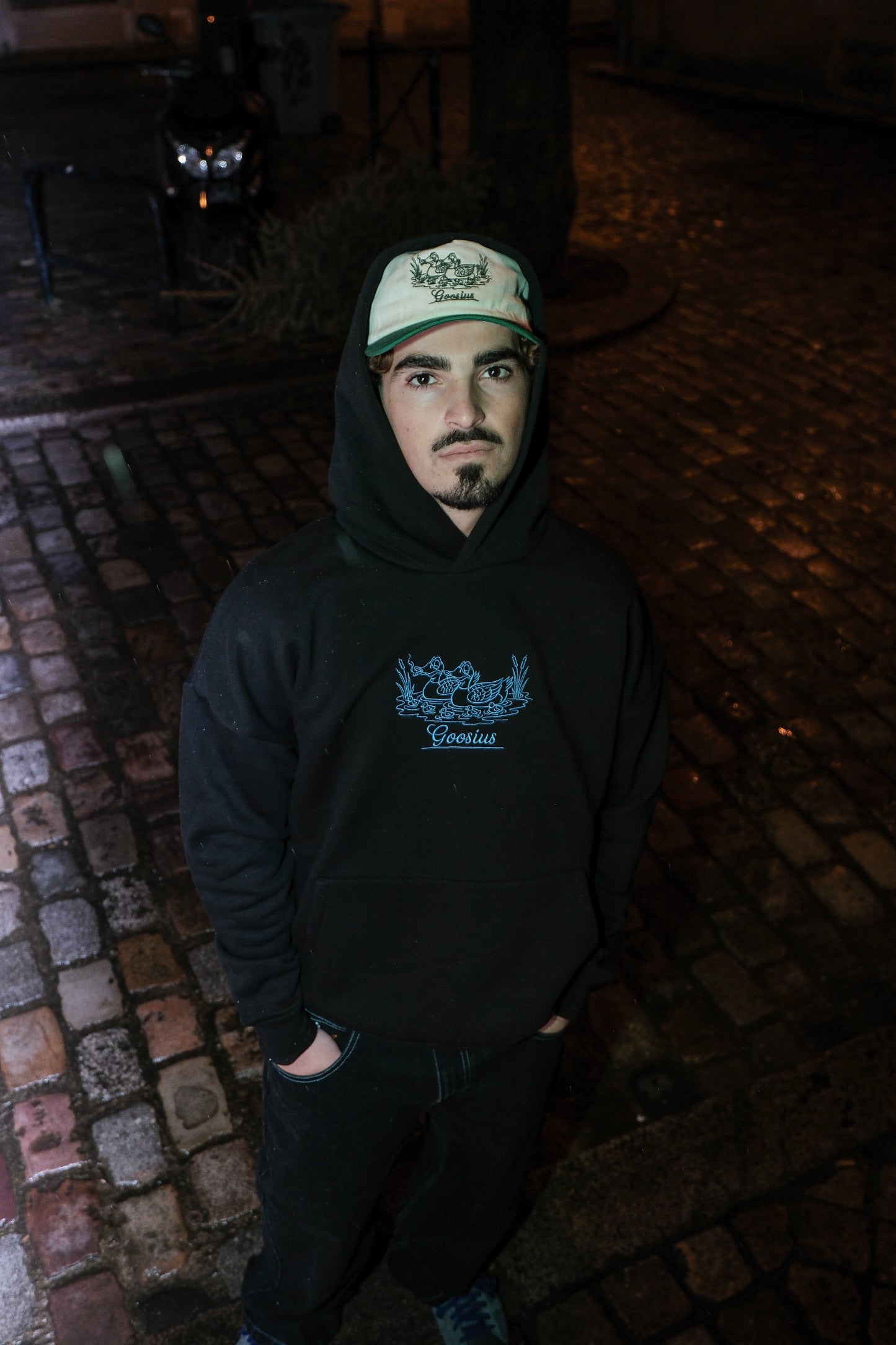 Hoodie 01 - Blue Embroidery