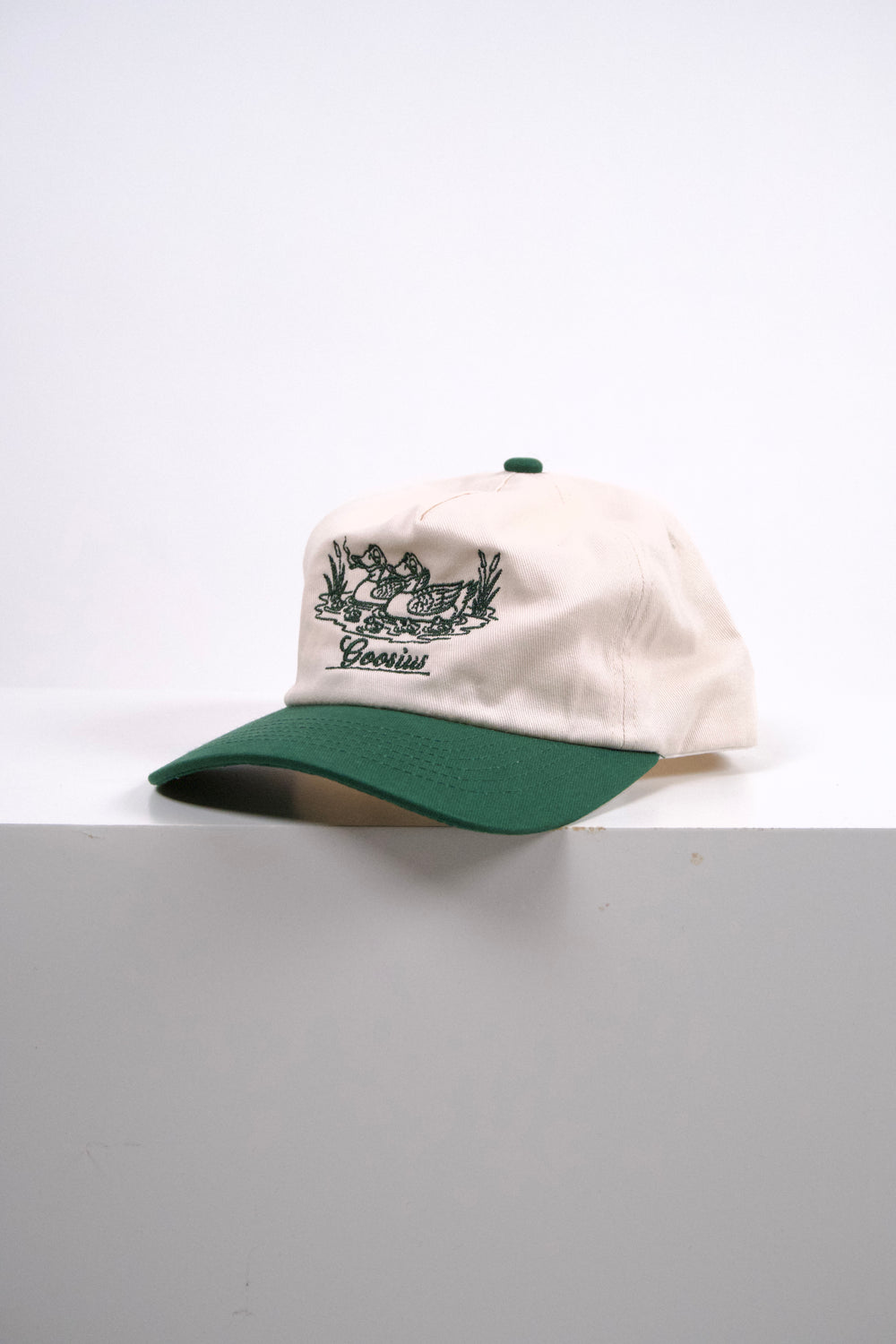 Cap Dad Hat Goosius, casquette bicolore visière verte – vue 4
