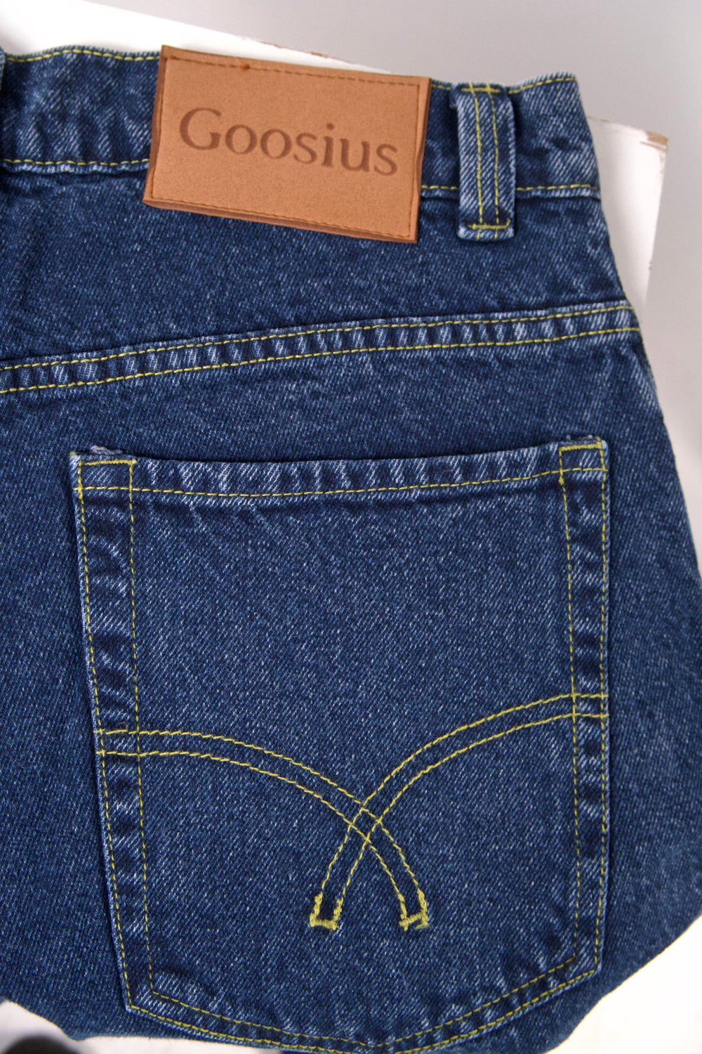 Jean baggy bleu foncé Dark Blue Jeans Goosius, style 90s – vue 5