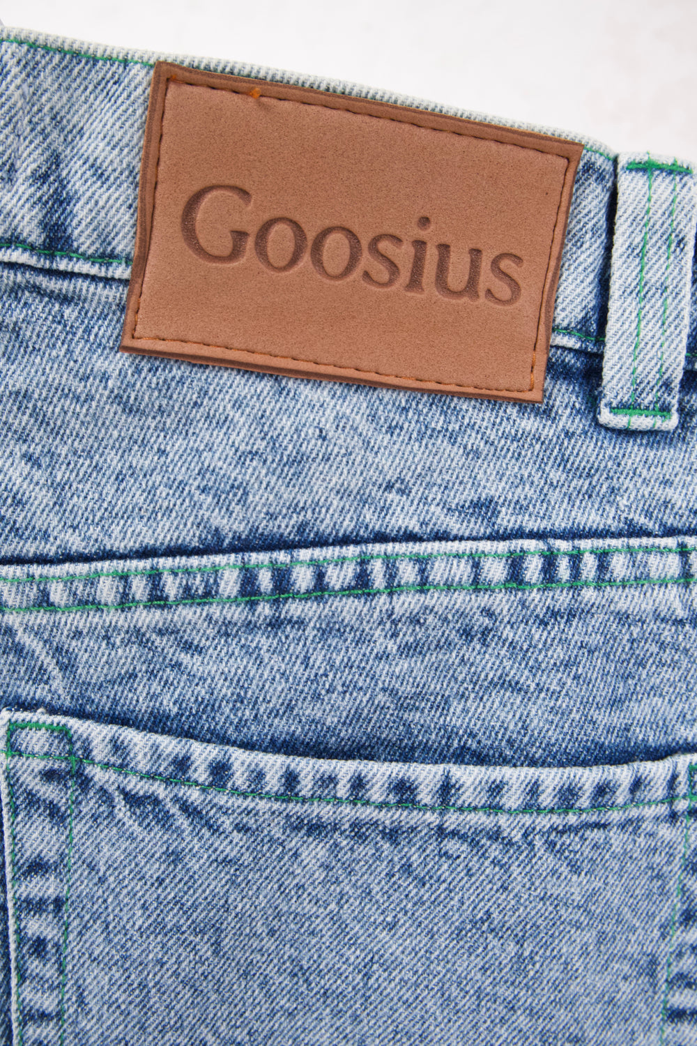 Jean baggy bleu clair Goosius, coupe ample streetwear – vue 5