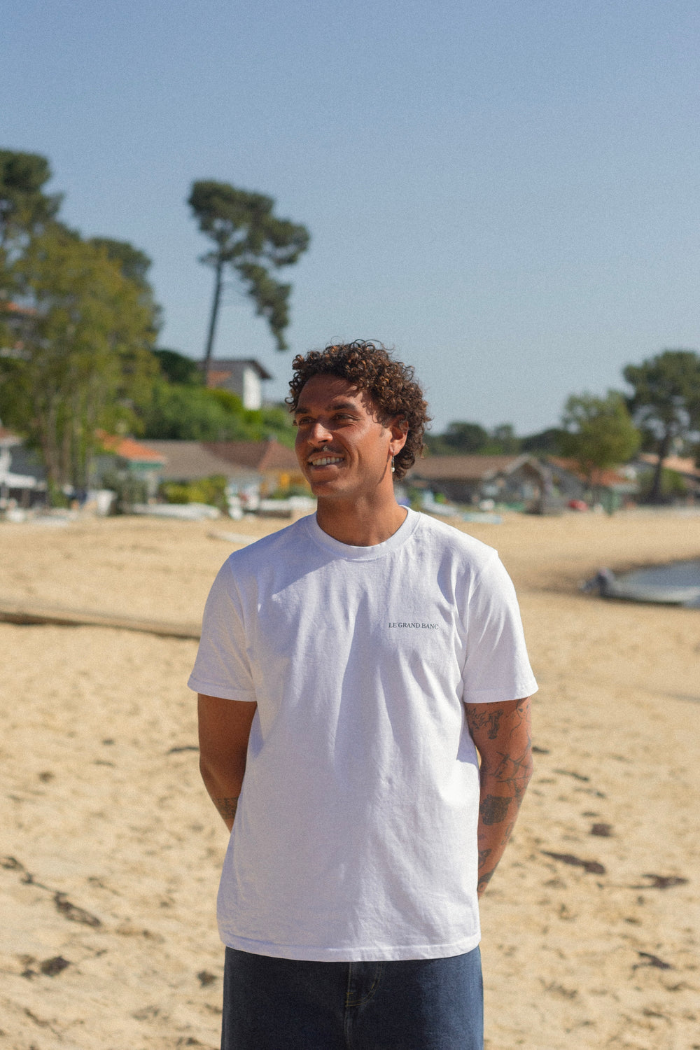 T-shirt Le Grand Banc x Goosius, collab coton bio – vue 1