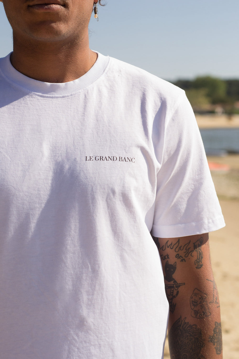 T-shirt Le Grand Banc x Goosius, collab coton bio – vue 3
