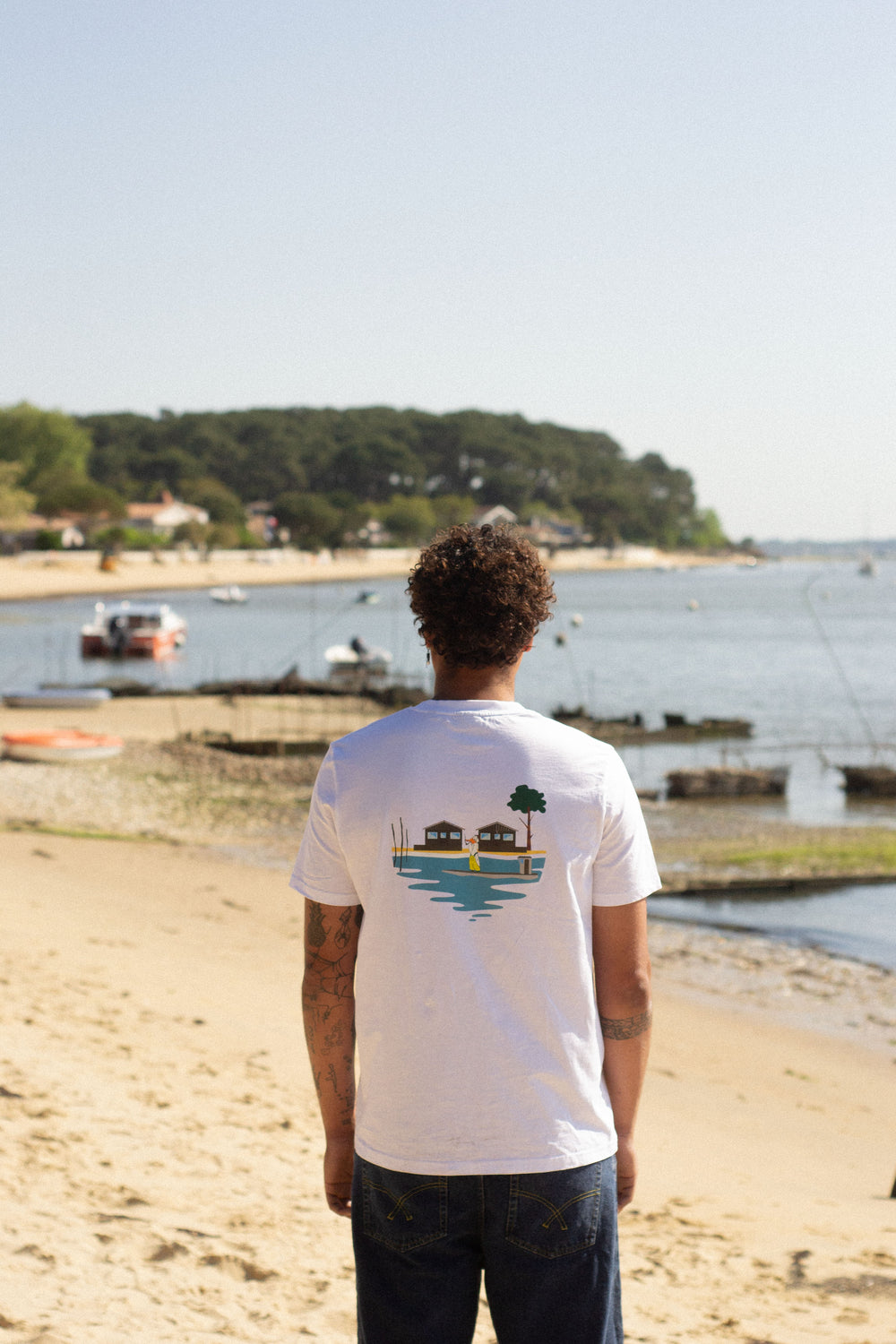 T-shirt Le Grand Banc x Goosius, collab coton bio – vue 2