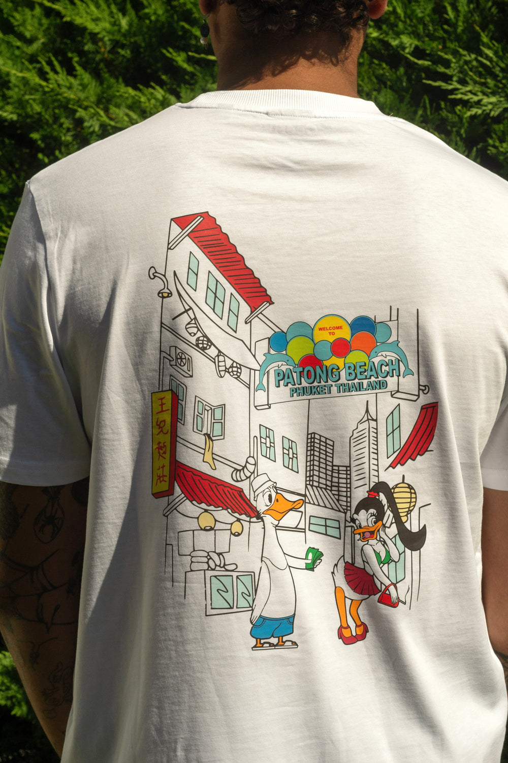 Patong Tee Goosius, t-shirt streetwear coton – vue 4